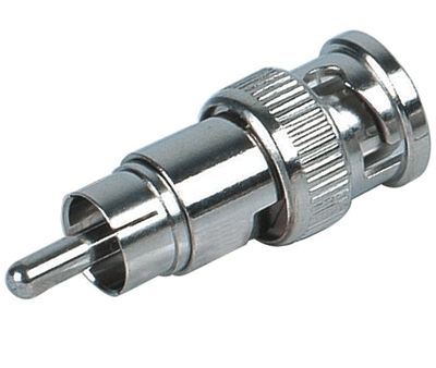 Liitinadapteri BNC-liitin uros/RCA-litin uros *