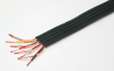 Mikrofonikaapeli 4x0,14mm² musta