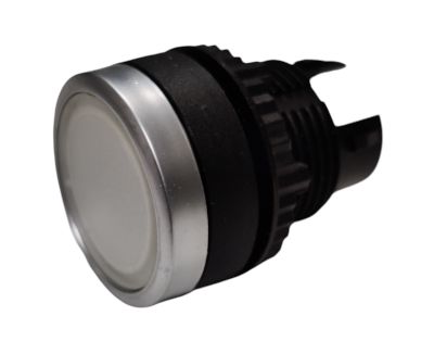 Valopainikemekanismi lukkiutuva valkoinen *