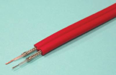 Mikrofonikaapeli 2x0,25mm² punainen