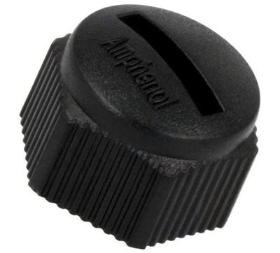Suojakansi M12-anturiliittimille (uros) muovi musta (CAP-WBDMSMA1)