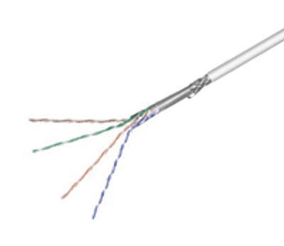 LAN-asennuskaapeli suojattu Cat5e SF/UTP harmaa 100m/rulla