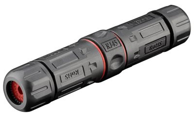 Cat6-jatkoliitin IP68 8/8-napainen (RJ45) suojattu STP/Cat6