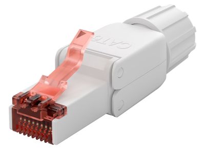 Modular-pistoke Cat6-kaapelille 8/8-nap. (RJ45) UTP