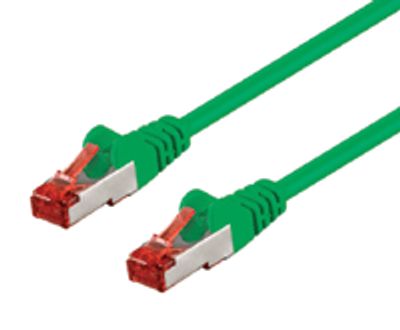 Cat6-liitäntäkaapeli suojattu (S/FTP) 25m vihreä