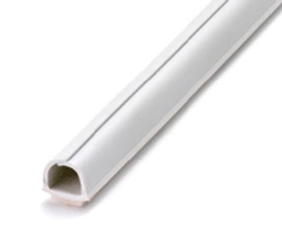 Kaapelikanava tarrakiinnitys 5,5x5mm valkoinen 4x1m/pkk