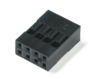 Liitinrunko CH-koskettimille 2x4-nap.