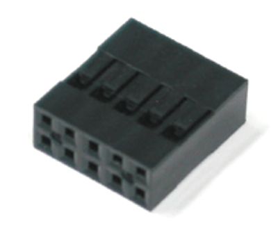 Liitinrunko CH-koskettimille 2x5-nap.