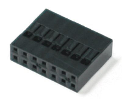 Liitinrunko CH-koskettimille, 2x7-nap.