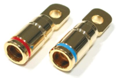 Kullattu rengasliitinpari 8mm AWG2 (34mm²) *