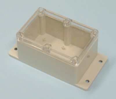 Seinäasennuskotelo 120x80x65mm harmaa/kirkas