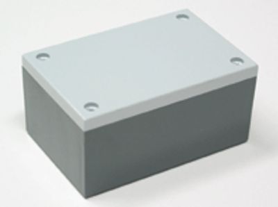 Muovikotelo 85x56x41,4mm harmaa