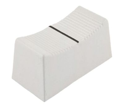 Liukupotentiometrin nuppi 23x11x11mm valkoinen (1,2x4mm) CP3280