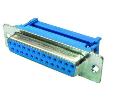 D-liitin nauhakaapeliin 25-nap. naaras