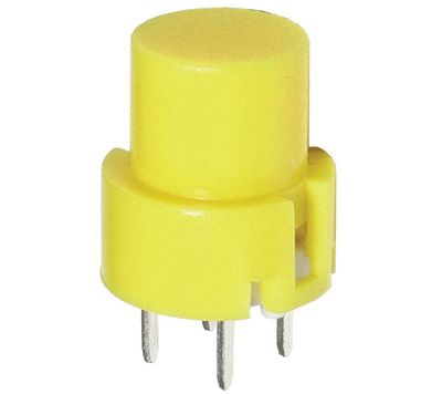 Painike piirilevylle 1xOFF-(ON) 0,1A 32Vdc keltainen (D6R30 F1 LFS)