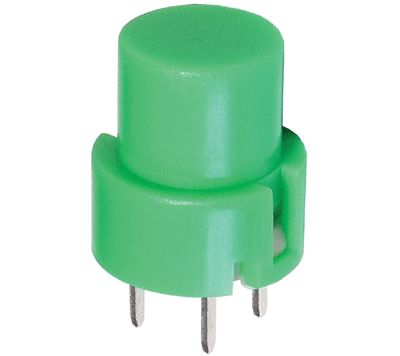 Painike piirilevylle 1xOFF-(ON) 0,1A 32Vdc vihreä (D6R50 F1 LFS)