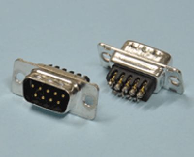 D-liitin 9-nap. uros ruuviliitäntä