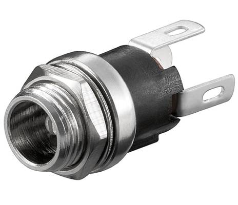 Usb Runkoliitin DC-runkoliitin mutterikiinnitys 2,1mm/5,5mm - Starelec.fi