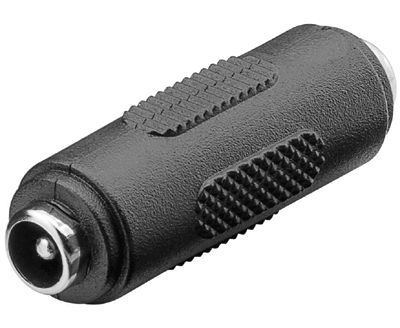 DC-liitinadapteri jatkopistoke/jatkopistoke 2,1mm/5,5mm