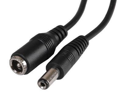 DC-jatkojohto 2,5mm/5,5mm liittimillä 10m