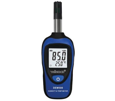 Lämpötila- ja kosteusmittari -20...+70°C / 0-100%