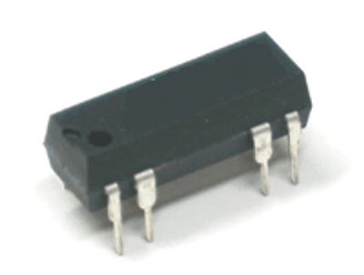 Reed-rele DIL-kotelossa, 1 sulkeutuva kosketin, 5Vdc 500mA