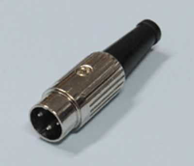 DIN-pistoke metalli 3-nap. uros