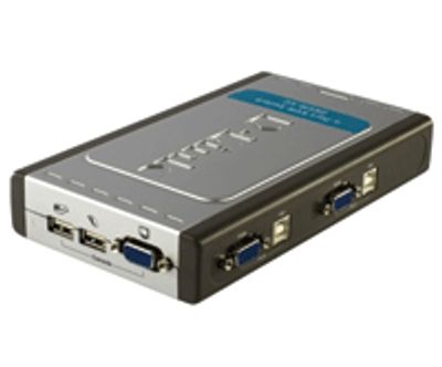 KVM-kytkin 4-porttia USB/VGA