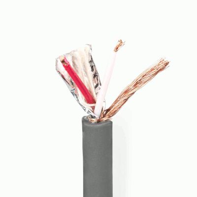 Digital-audio/videokaapeli (DMX) 2x0,23mm² 110ohm harmaa