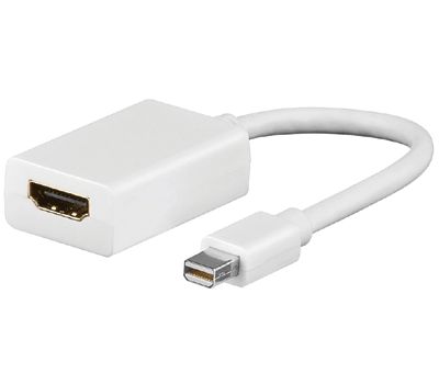 Adapteri mini-Displayport-uros/HDMI-naaras Full-HD