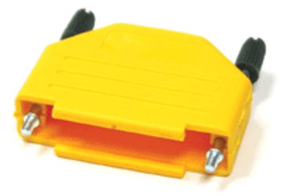 D-liitinkotelo muovi 25-nap. keltainen