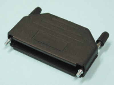 D-liitinkotelo muovi 50-nap. musta