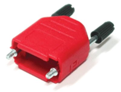 D-liitinkotelo muovi 9-nap. punainen