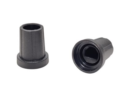 Laitenuppi, nylon 6mm/11mm musta