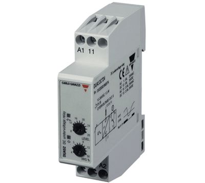 Jännitteenvalvontarele DIN-kiskoon 12-24Vdc / 8-28Vdc alijännite