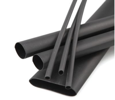 Kutistemuovi liimalla 2:1 38,1mm musta 1m