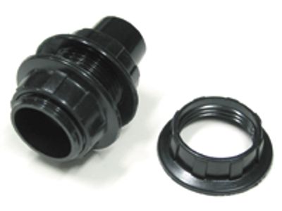 Varjostinrengas E14-kannoille musta