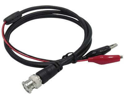 BNC-mittausjohto hauenleukaliittimillä 1m