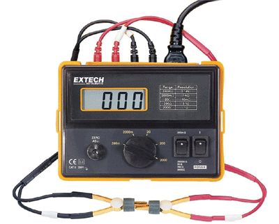 Digitaalinen milliohmimittari 0,1mohm-2kohm