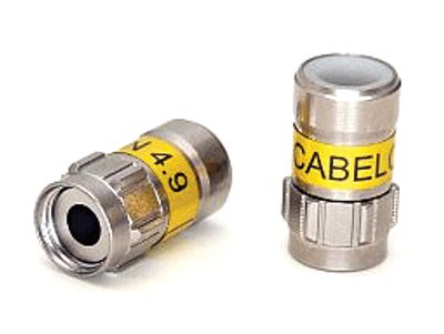 F-pistoke (toolless compression) RG-6U/CT100/TELLU13