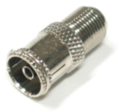 Adapteri F-liitin naaras/IEC-liitin naaras