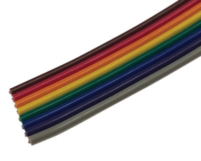 Lattakaapeli monivärinen 8-nap. 8x0,75mm² *