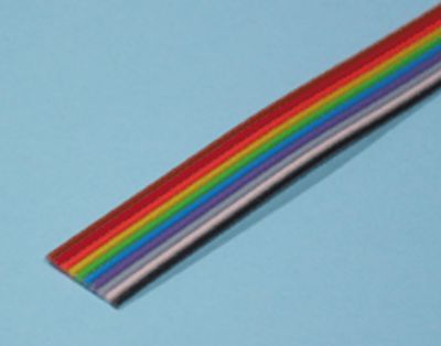 Nauhakaapeli 28AWG monivärinen, 10-napainen