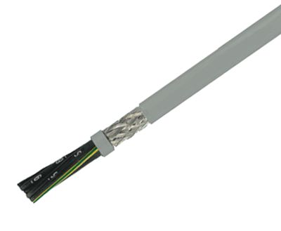 Ohjauskaapeli suojattu 10x1,5mm² harmaa