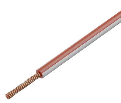 Kytkentäjohto 60Vdc 0,75mm² valkoinen/punainen 100m/rll