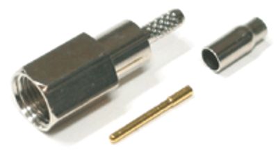 FME-jatkopistoke, puristettava RG-174U