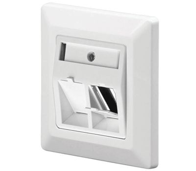 Pinta-asennuslevy kojerasiaan 2 x Keystone-modulille