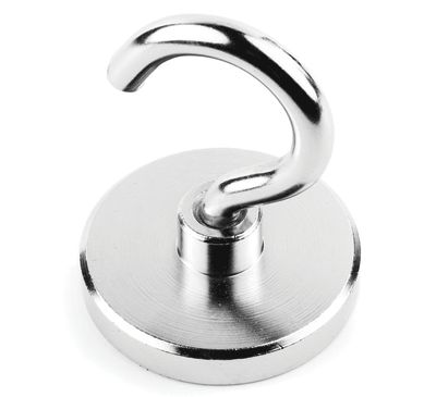 Kestomagneetti kiinnityskoukulla Neodymium N38 50x9,0mm