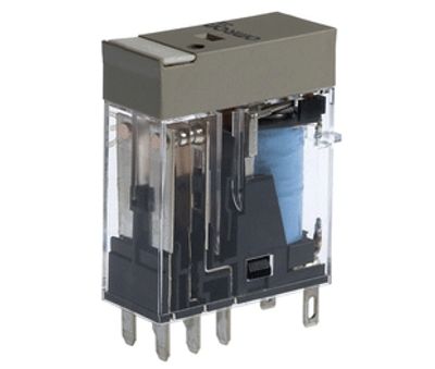 Tehorele suojadiodilla 2-vaihtokosketinta 12Vdc 5A/250Vac (G2R-2-SND-12VDC)