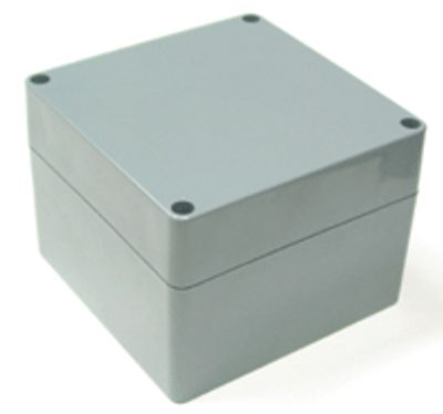 Muovikotelo 120x120x90mm harmaa IP65